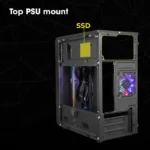 ZEB-ZIUM Mini Tower Gaming Cabinet | Tempered Glass PC Case - Image 3