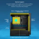 Zebronics Zeb-Spectra Premium Black Gaming PC Cabinet - Image 2