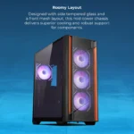 Zebronics Zeb-Spectra Premium Black Gaming PC Cabinet - Image 5
