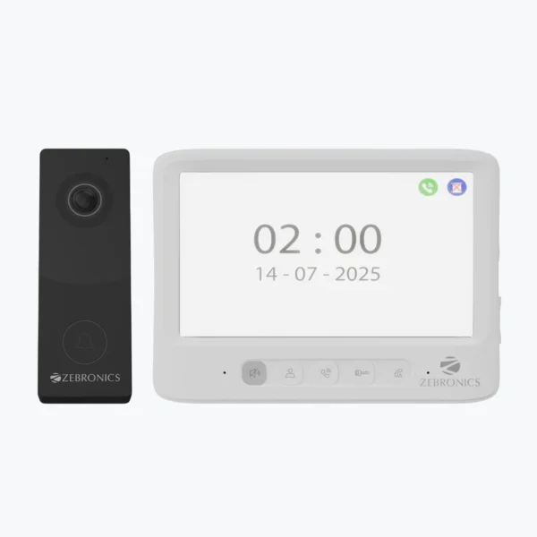 Zebronics VDP7100 7-inch Video Door Phone with Night Vision & Smart Door Unlock System