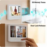 Zebronics VDP7100 7-inch Video Door Phone with Night Vision & Smart Door Unlock System - Image 7
