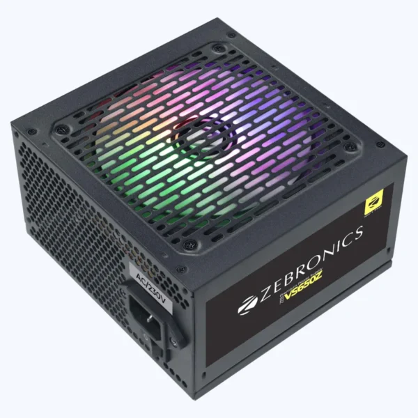 ZEBRONICS Zeb-VS650Z 650W Gaming PSU (Black)