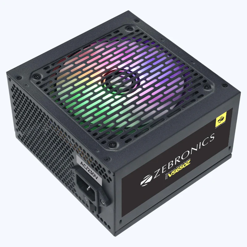 ZEBRONICS Zeb-VS650Z 650W Gaming PSU (Black)