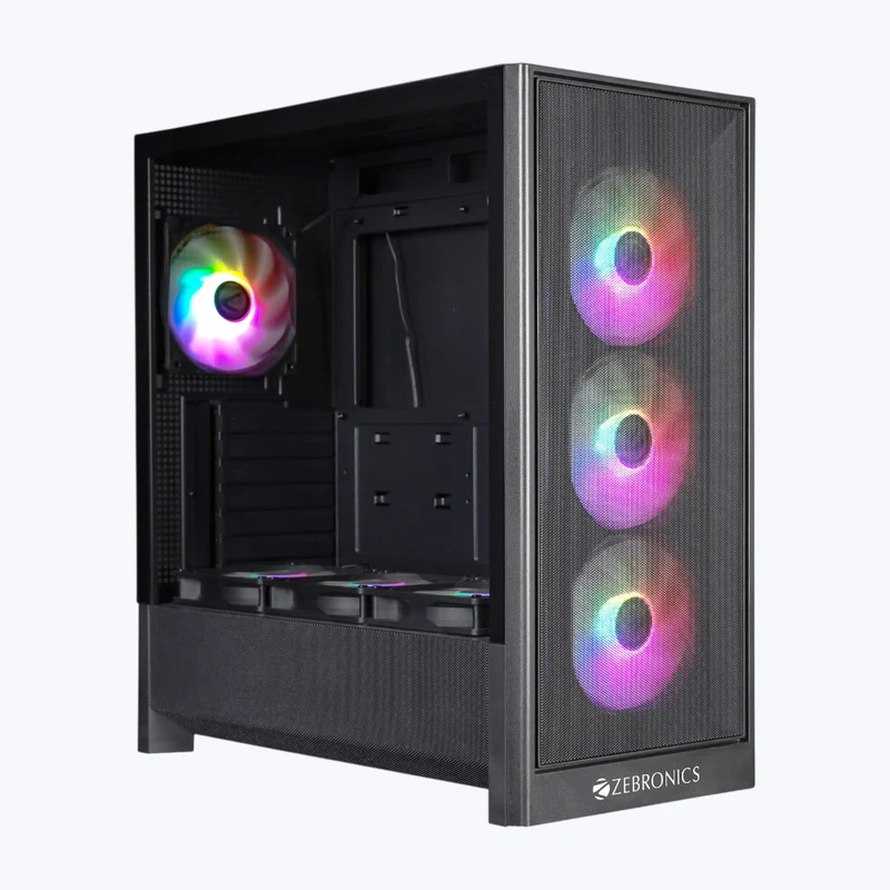 Zebronics ZEB-VALOR 10 Gaming Cabinet black