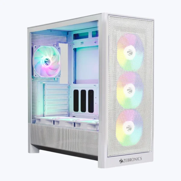 Zebronics ZEB-VALOR 10 Gaming Cabinet white