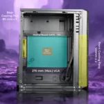 ZEB-ZIUM 10 Mid Tower Gaming Cabinet | Acrylic Side Panel PC Case - Image 4