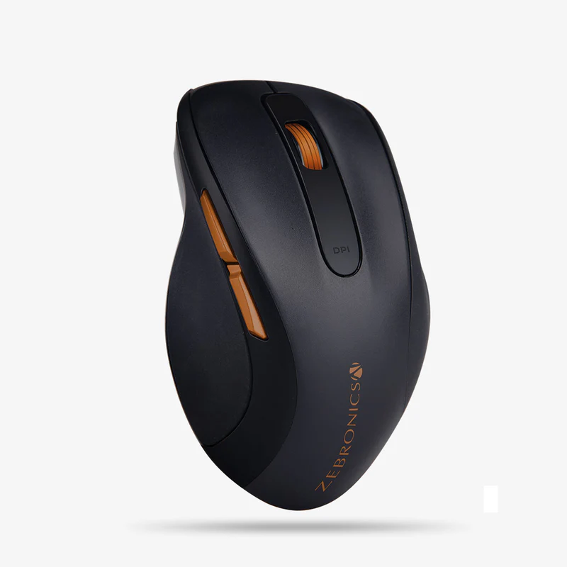 Zebronics Curve Wireless Mouse – Black