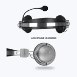ZEBRONICS Zeb-Supreme USB Wired Headset with Mic – Black Edition - Image 4