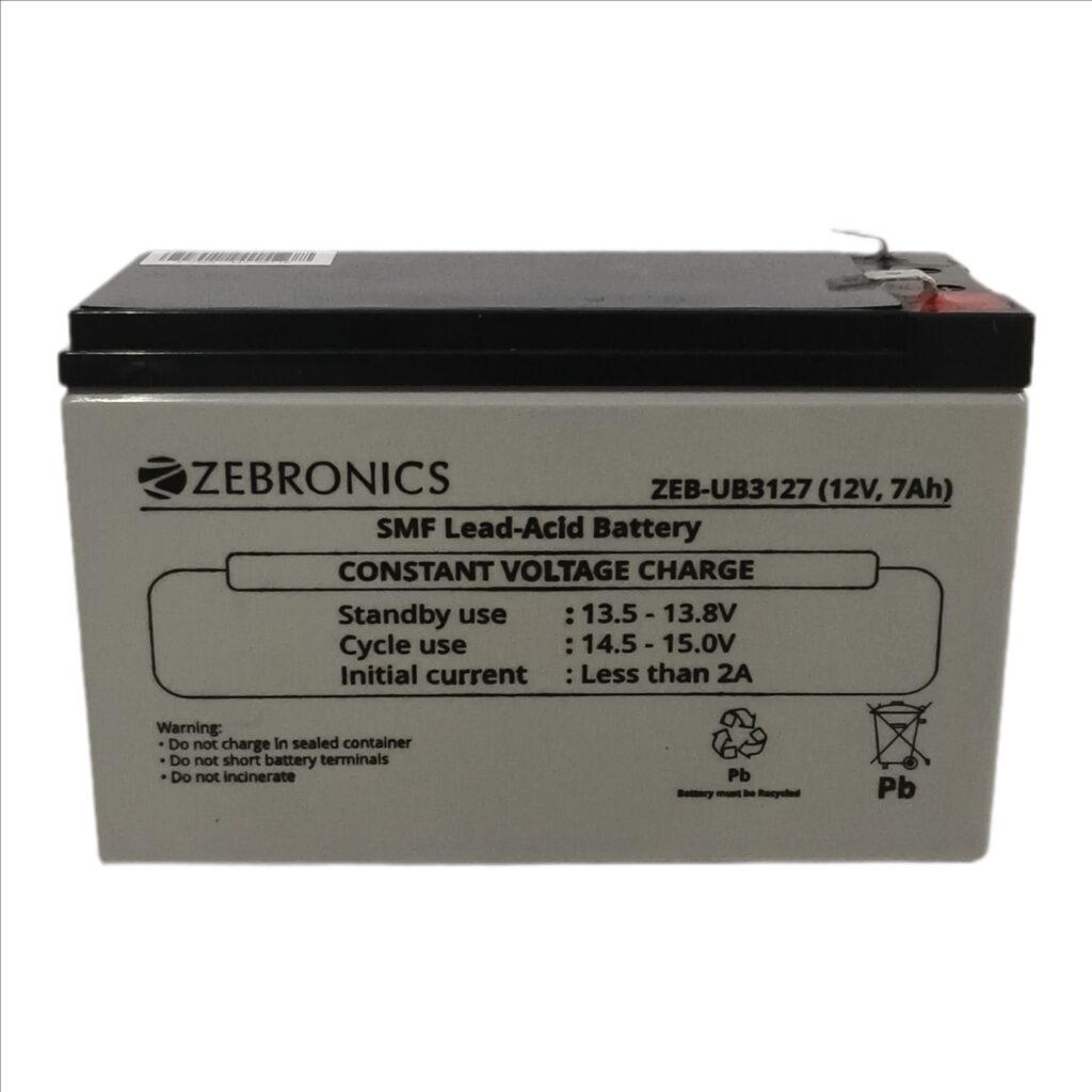 Zebronics UB3127 600VA UPS – Stable & Efficient Power Protection System