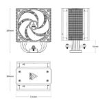 Arctic Freezer 36 CPU Air Cooler (Black) - Image 2