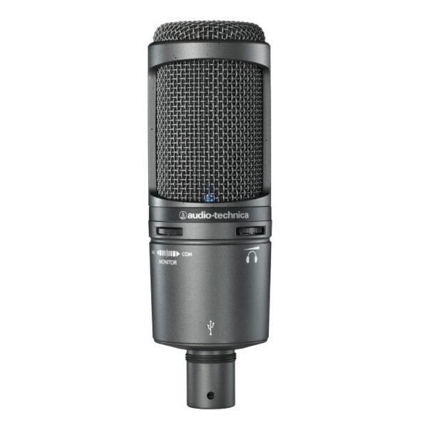 Audio-Technica AT2020 USB Plus Cardioid Condenser USB Microphone (Black)