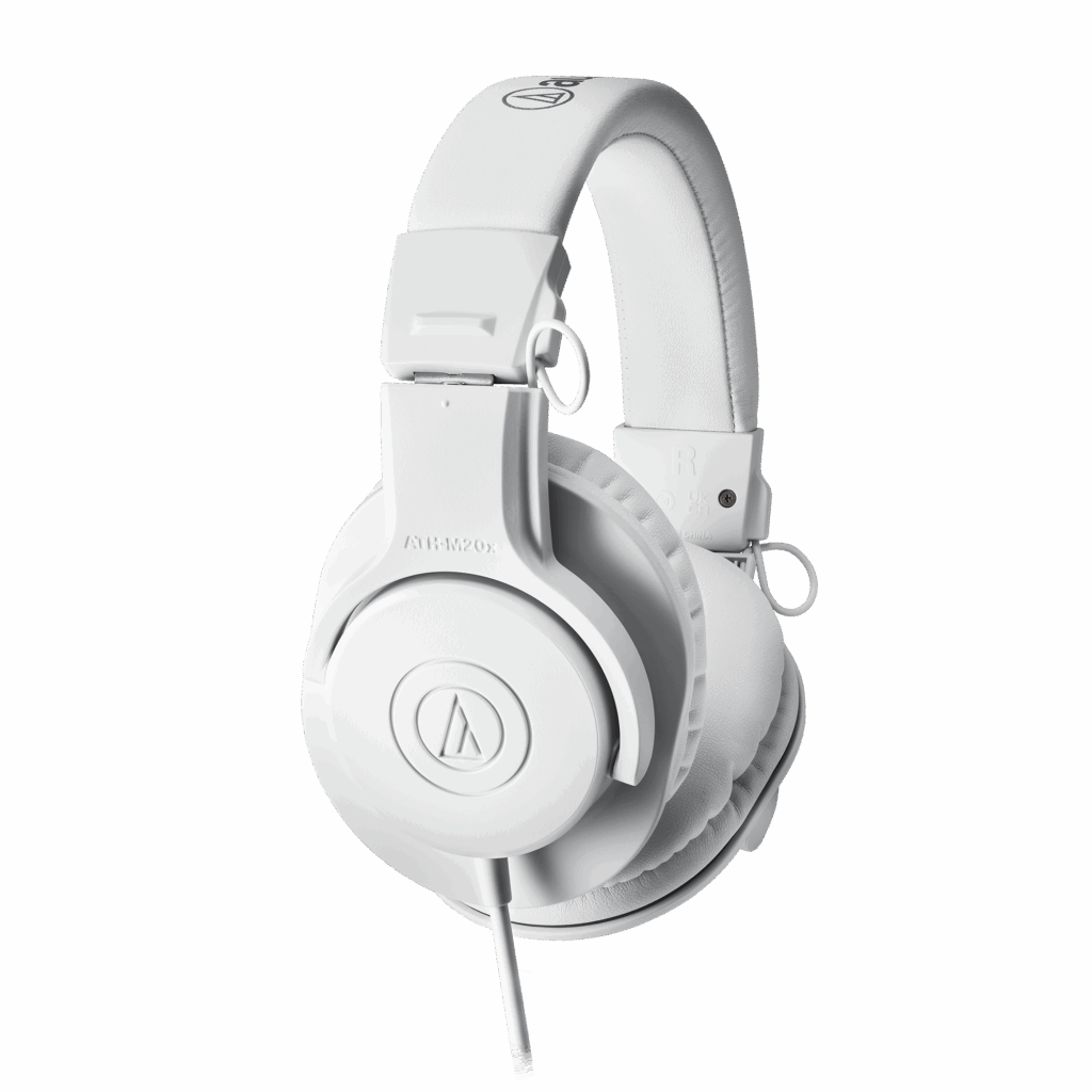 Audio-Technica ATH-M20x Over-Ear Professional Studio Monitor Headphones White