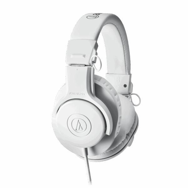 Audio-Technica ATH-M20x Over-Ear Professional Studio Monitor Headphones White