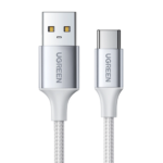 UGREEN US288 USB-C Male to USB 2.0 Male Cable Aluminum Braid 3m (Silvery White)-60409 - Image 9