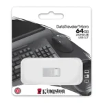 Kingston 64GB Data Traveler Micro USB 3.2 Flash Drive – Silver - Image 2