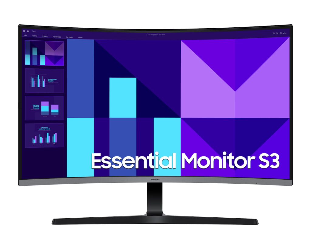 Samsung Essential S3 32 Inch FHD VA Gaming Monitor 100Hz (LS32D390GAWXXL)