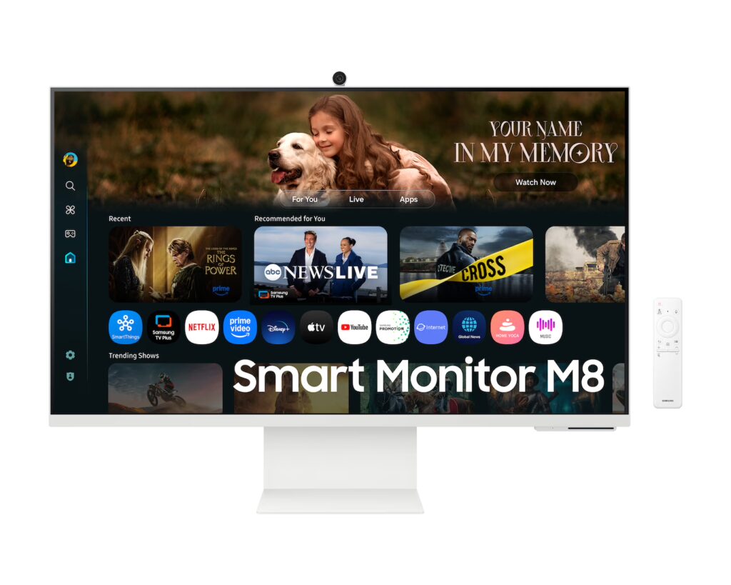 Samsung M8 32 Inch 4K UHD Vision AI Smart Monitor (LS32FM801UWXXL)