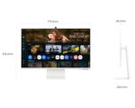 Samsung M8 32 Inch 4K UHD Vision AI Smart Monitor (LS32FM801UWXXL) - Image 4