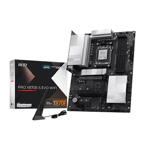 MSI PRO X870E-S EVO WIFI DDR5 AM5 ATX Motherboard