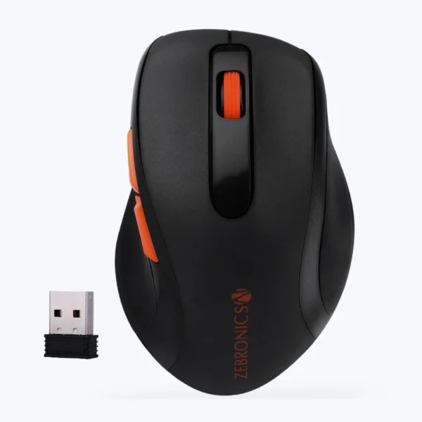 Zebronics Curve Wireless Mouse – Black