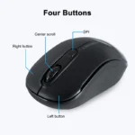 Zebronics Zeb Dash wireless Mouse – Black - Image 4