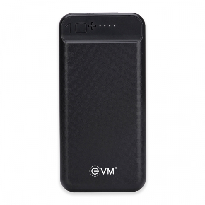 EVM P0109 EnCharge 10000mAh Portable Power Bank for Smartphones & Devices-BLACK