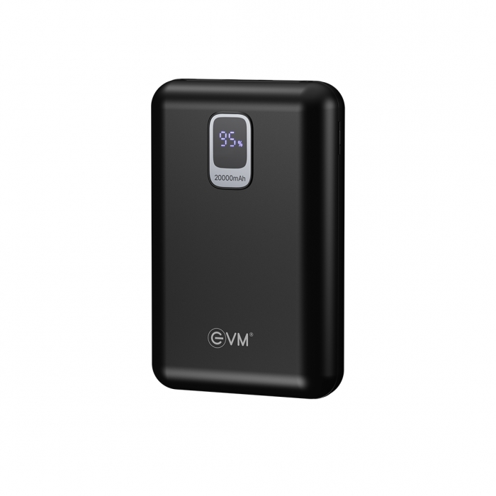 EVM EnNano Pro 20 P0404 20000mAh Power Bank – High-Capacity Fast Charging-BLACK