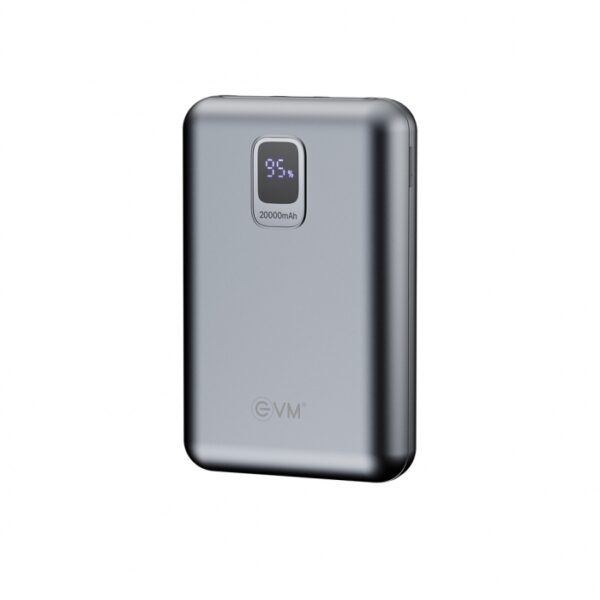 EVM EnNano Pro 20 P0404 20000mAh Power Bank – High-Capacity Fast Charging-SILVER
