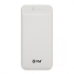 EVM P0109 EnCharge 10000mAh Portable Power Bank for Smartphones & Devices-WHITE
