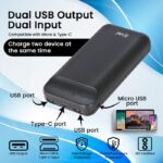 EVM EnCharge+ 20000mAh Dual Output Power Bank – Portable Charger - Image 4