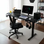 Cyberwolf Battlestation RGB Gaming Surface – XXL Black