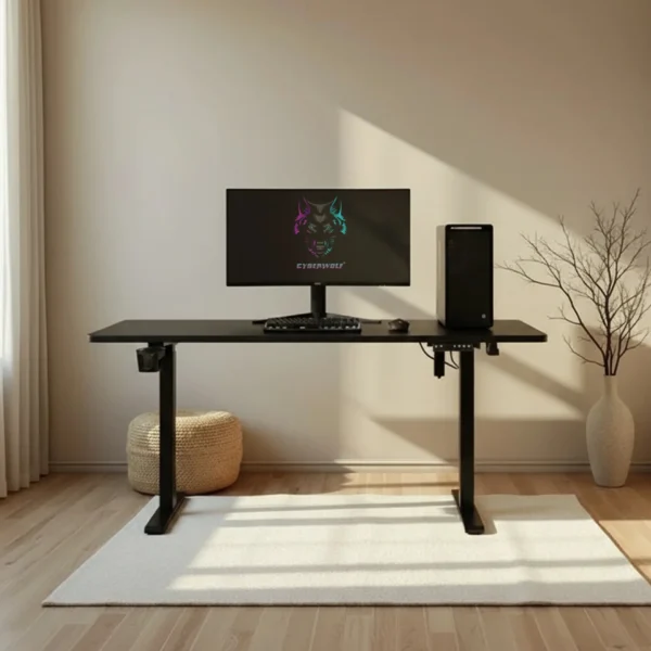 Cyberwolf Battlestation XL Performance Gaming Surface – Black