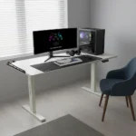 Cyberwolf Battlestation RGB Gaming Surface – XXL White