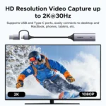 UGREEN 4K HDMI Video Capture Card with USB-A & USB-C – 1080P - Image 5