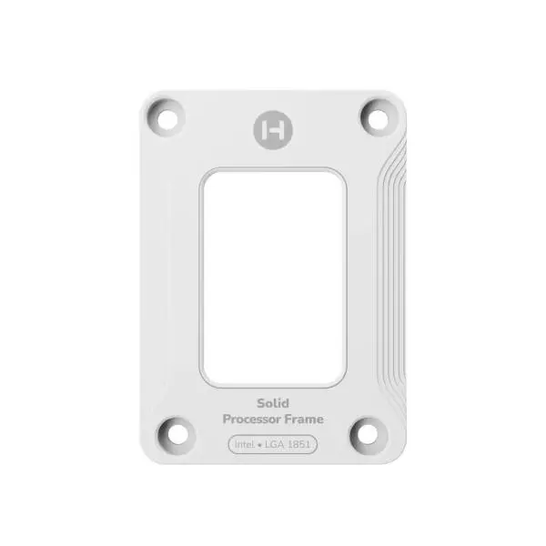 HYTE LGA 1851 CPU Solid Contact Frame for Intel Processors – Snow White