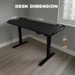 Cyberwolf Premium XL RGB Gaming Surface – Black with Remote - Image 3