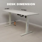 Cyberwolf Battlestation XL Performance Gaming Surface – White - Image 6