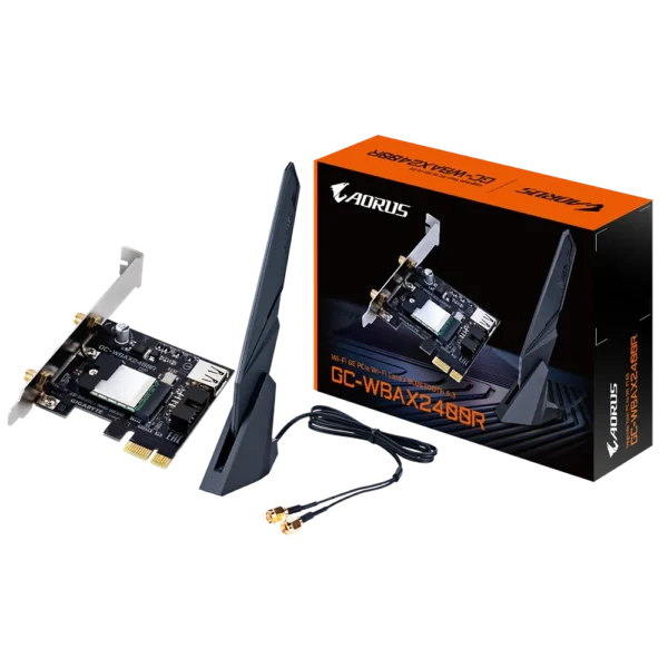 GIGABYTE GC-WBAX2400R Wi-Fi 6E & Bluetooth 5.3 PCIe Expansion Card