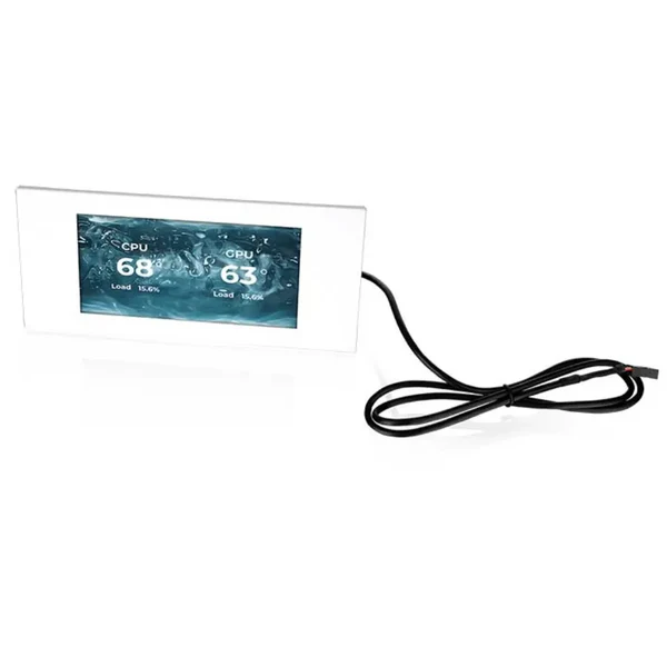 Thermaltake View 600 TG Interactive LCD Display Kit – Snow White