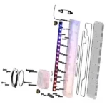 HYTE Y60 ARGB Distribution Plate for Custom Water Cooling Loop - Image 2