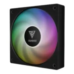 Gamdias Notus M1-1201 ARGB 120mm PWM Cabinet Cooling Fan (Black) - Image 3