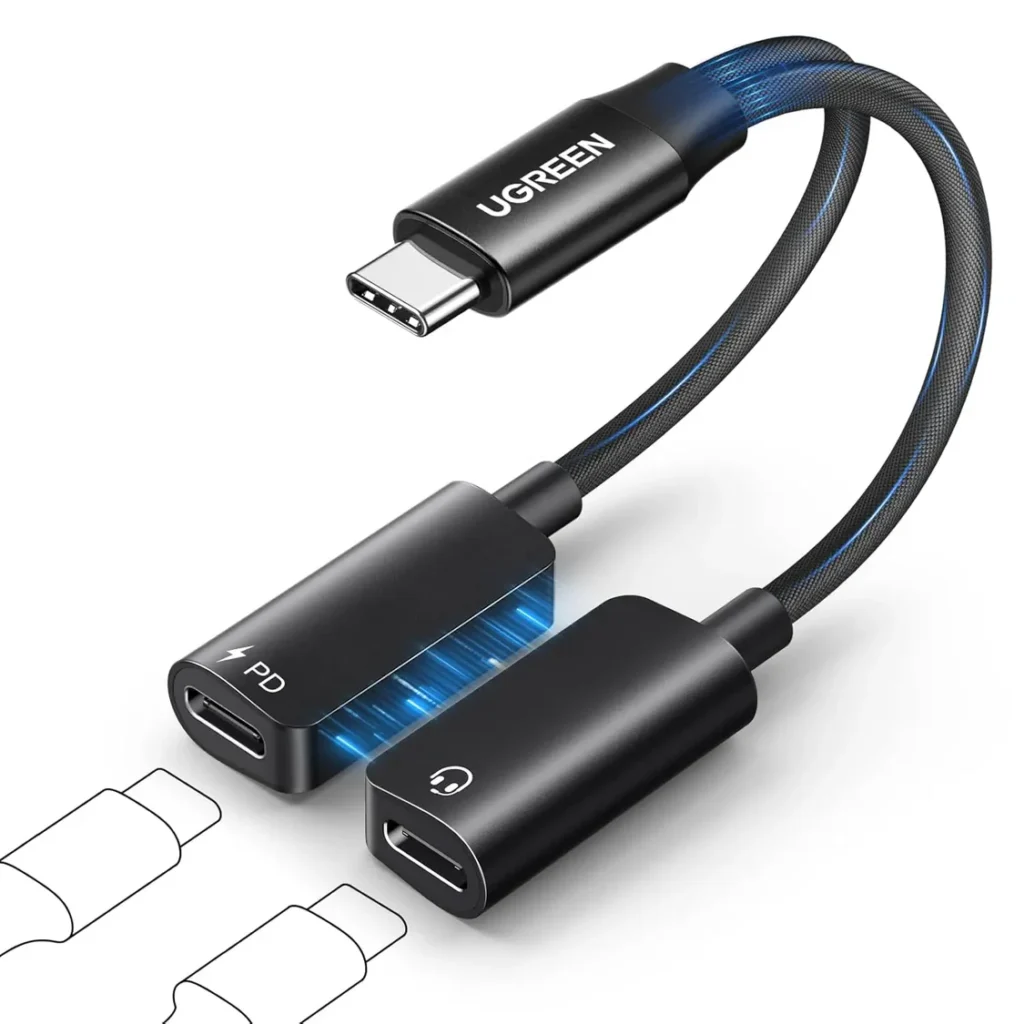UGREEN CM821 2-in-1 Audio Adapter-45800