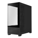 Gamdias Aura GC12 ARGB Panoramic Mid Tower Gaming Cabinet (Black) - Image 2