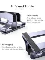 Ugreen LP258 Vertical Laptop Stand Dual-slot-60643 - Image 3