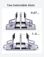 Ugreen LP258 Vertical Laptop Stand Dual-slot-60643 - Image 2