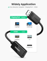 UGREEN MM137 DP Male to HDMI Female 4K*2K 60HZ 25cm-70694 - Image 4