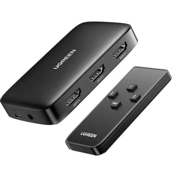 Ugreen CM332 Hdmi Switcher 3 In 1 Out 4K at 30Hz-80125