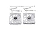 Thermaltake LE120 ARGB Sync PWM Cooling Fan 120mm Triple Pack – Snow White - Image 3
