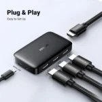 Ugreen CM332 Hdmi Switcher 3 In 1 Out 4K at 30Hz-80125 - Image 4