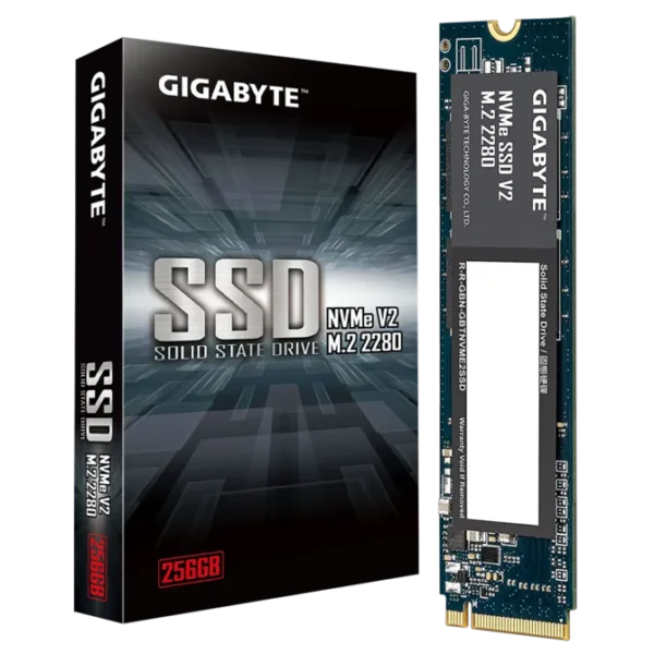 Gigabyte NVMe SSD V2 256GB PCIe 3.0 M.2 NVMe Internal SSD (G3NVMEV2256G)